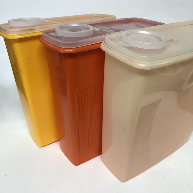 TUPPERWARE, Large Cereal Container - Retro 